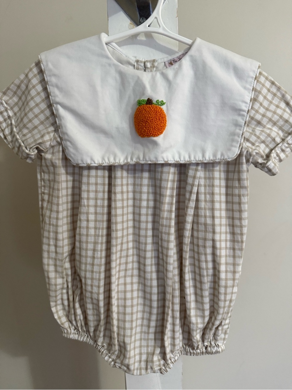 The Smocking Place Fall Bubble Romper